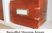 Die Vintage-Stil Storage Boxen w / Splines