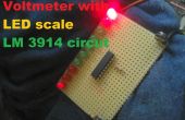 Voltmeter mit LED-Skala LM 3914 Schaltung