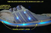 Was ist im Inneren eine blinkende LED Sneaker
