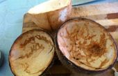 Gewusst wie: perfekt eine Kokosnussschale in anderen handwerklichen Arbeiten verwendet werden aufgeschnitten