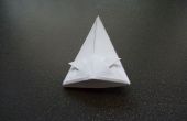 Origami hoch Samurai Helmit oder Hut