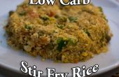 Niedrige Carb gebratener Reis