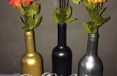 DIY-Weinflasche Vasen