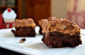 Erdnussbutter-Layer Brownies