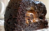 Schokolade, geschmolzene Lava-Kuchen - in der Mikrowelle! 