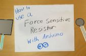 Verwendung von einem sensiblen Widerstand Kraft mit Arduino