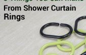 3 Dinge sich aus Dusche lassen Vorhang Ringe