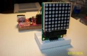 V-USB ATtiny85 Projekt-Board und ein 8 x 8-rote LED-Matrix-Display
