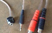 DIY Audio Signal Patch Kabel für zwei Verstärker