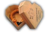 Benutzerdefinierte Origami Herz-Geschenk-Box