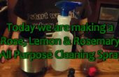 Wie erstelle ich einen Rose Zitrone Rosmarin All Zweck pflanzliche Reiniger
