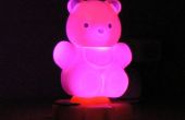 Teddy-Nachtlicht multicolor