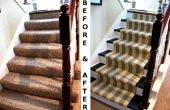 Umbau der alten Teppichboden Treppenhaus