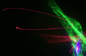 Spiralförmig Laser
