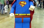 Wie zu einem Lego Kostüm "Superman"