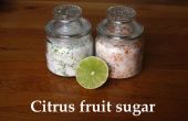 Einfachste Zitrusfrüchten aromatisierte Zucker