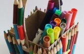 Leicht zu machen "Bleistift-Boxen" recyceln Ihre Bleistifte