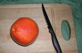 Eine andere Art und Weise zu essen A Grapefruit