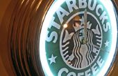 Wechselnden Thema Neon Licht - Starbucks
