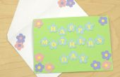 Mama Blume-Buchstaben-Karte