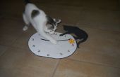 Katze fangen Fische Uhr
