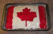 Wie erstelle ich eine kanadische Flagge Blechkuchen