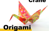 Wie man Origami ein Kran