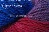 Multi Color Garne färben - Rot & Blau macht... 