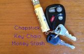 Verwandeln Sie einen Schlauch Chapstick in einem Schlüsselanhänger Geld Stash (VIDEO)