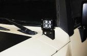 Toyota FJ Cruiser Motorhaube LED Lichter installieren