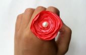DIY-Stoff Blume Ring