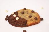 Halbe & halbe Schokolade Chip Brownie Cookies (Bachsaiblinge)