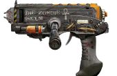 Zombie-Elektro-Tod Blaster Gun Photoshop