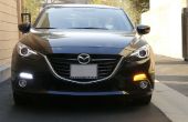 Mazda3 Switchback LED Tagfahrlicht Lampen Installation