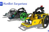 Gedruckte 3D-Roboter Arduino: Humbot Sargantana