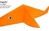 Einfache Origami-Wal