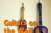 Gitarre an der Wand