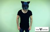 Wie erstelle ich Wolf Maske aus Papier