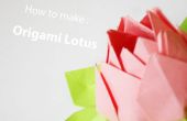Wie erstelle ich: Origami Lotus