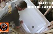 Wie installiere ich eine Badewanne (machen es ROCK SOLID)