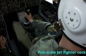Vollem Umfang Fighter Jet Cockpit aus Pappe