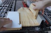 Besser Tabelle Säge Schiebestock aus Altholz