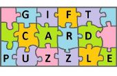 Geschenk Karte Puzzle!!! 