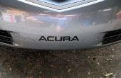 Acura TL - Schriftart Stoßstange Logo malen