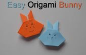 Origami Papier Kaninchen - einfache Anleitung - DIY-Handwerk