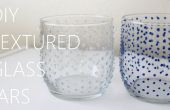DIY-strukturierte Gläser