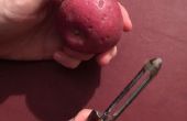 Wie man kleine Kartoffeln schälen