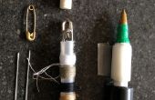 1 Bic Kugelschreiber Mini Stift + Nähzeug = + Halter mit Klebeband