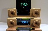 CNC-solide Holz Universal Alarm Clock Dock