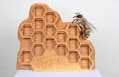 CNC-Bearbeitung Projekt: Wilde Bienenstöcke Honig Anzeige